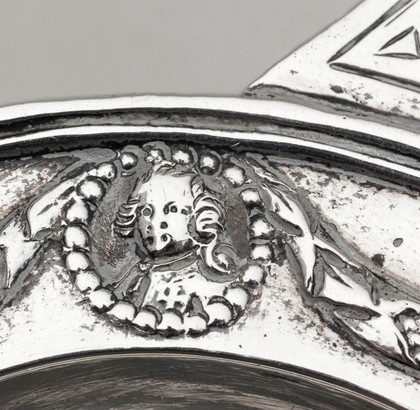 17th Century? German Silver Triangular Salt - or later 19th Century copy