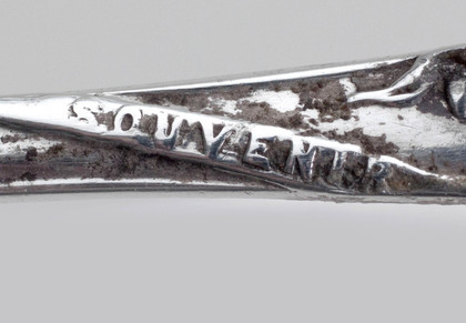 Boer War Gentleman in Khaki Silver Sugar Tongs - Justitia Souvenir