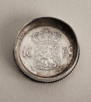 Dutch Silver Coin Box - 10C, 1825, Willem I