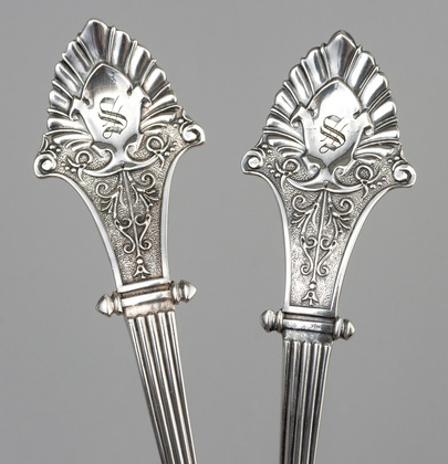 Gorham Sterling Silver Louis XIV Pattern Sifter Spoon & Ladle - Starr & Marcus New York