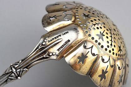 Gorham Sterling Silver Louis XIV Pattern Sifter Spoon & Ladle - Starr & Marcus New York