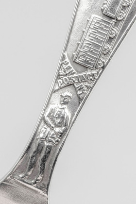 Queen Victoria Diamond Jubilee Commemorative Silver Spoon - Heavens Light Our Guide