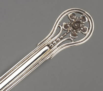 Australian Sterling Silver Wildflower Jam Spoon - Geraldton Wax, Linton Silver