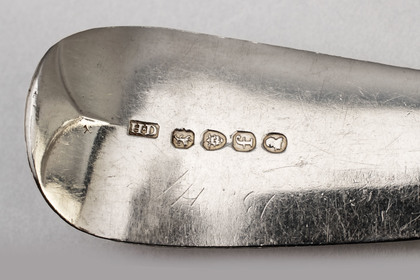 Georgian Silver Salad Servers - Henry Day, Counterfeiter, Sentenced to Death, Then Transported