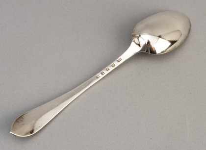 Scottish Georgian Silver Celtic Pointed Tablespoon - James Hewitt