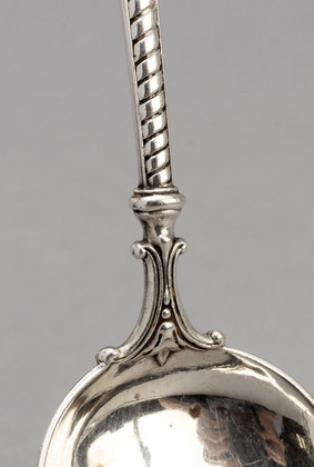 Daniel Vollgold & Son Silver Teaspoons (Set of 4) & Tablespoon - Berlin Court Goldsmith, Prussian Royal Family