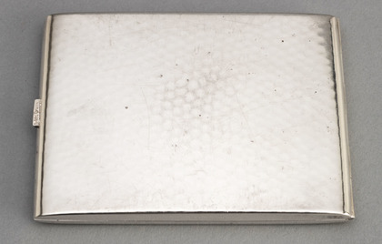 1936 Winter Olympic Commemorative Sterling Silver Cigarette Case - Garmisch Partenkirchen