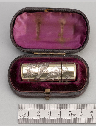 Sampson Mordan Antique Silver Gilt Aesthetic Style Scent Bottle