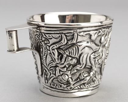 Greek Sterling Silver Vapheio Cup Replica  -Small Size