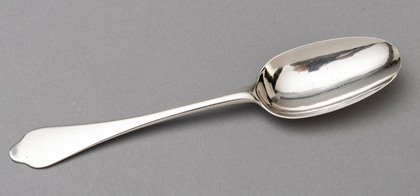 Queen Anne Brittania Silver Dognose Spoon - John Broake, 2/2
