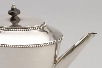 Dutch Antique Silver Teapot - Jacob Hendrik Stellingwerff