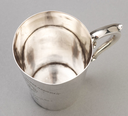 Natal Rifle Association Semper Paratus Sterling Silver Trophy Mug - Winner 500 Yards Aggregate, C.J. Fleming